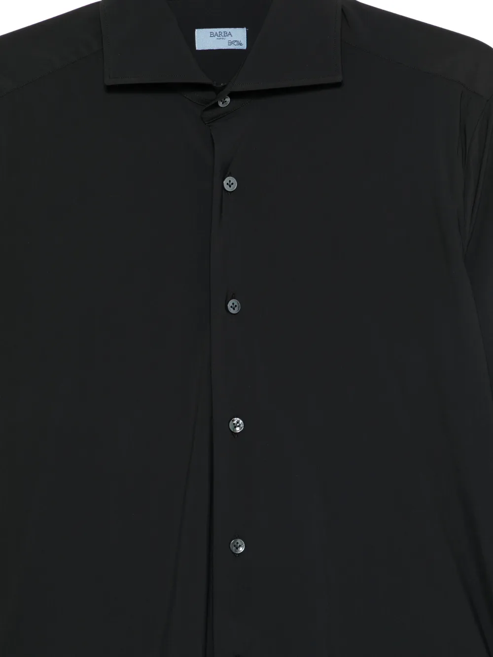 Barba Button-up overhemd Zwart