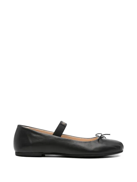 TWINSET Kids logo-strap ballet flats