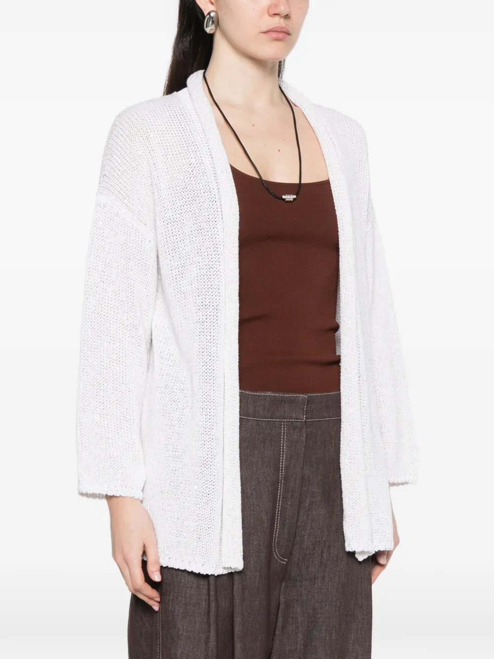  Anne Claire White Cardigan 