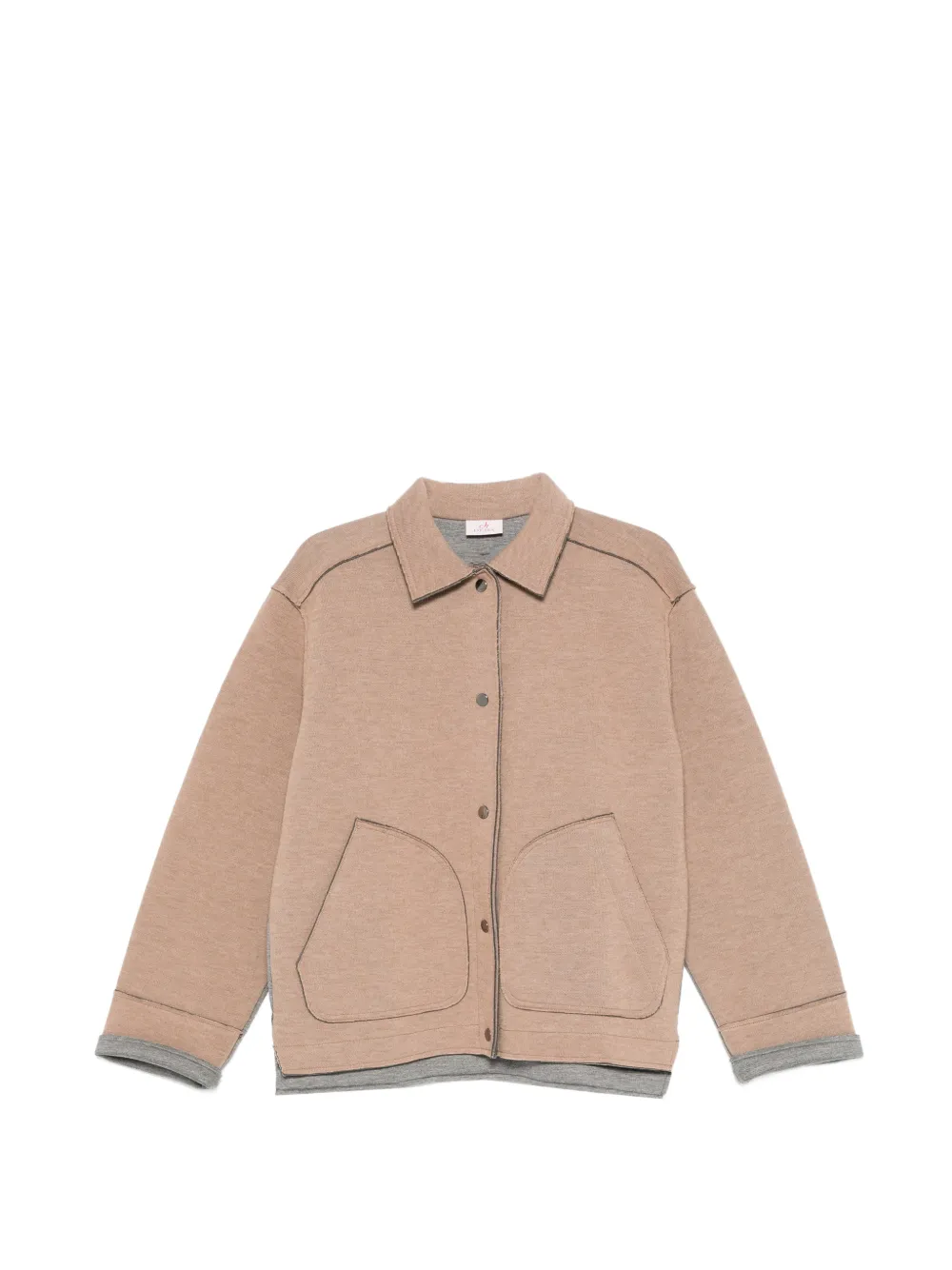 DEHA fornt-pocket jacket - Toni neutri