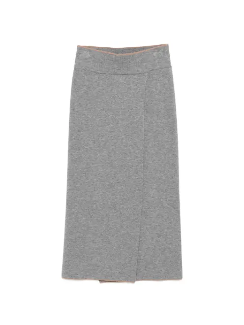 DEHA split midi skirt