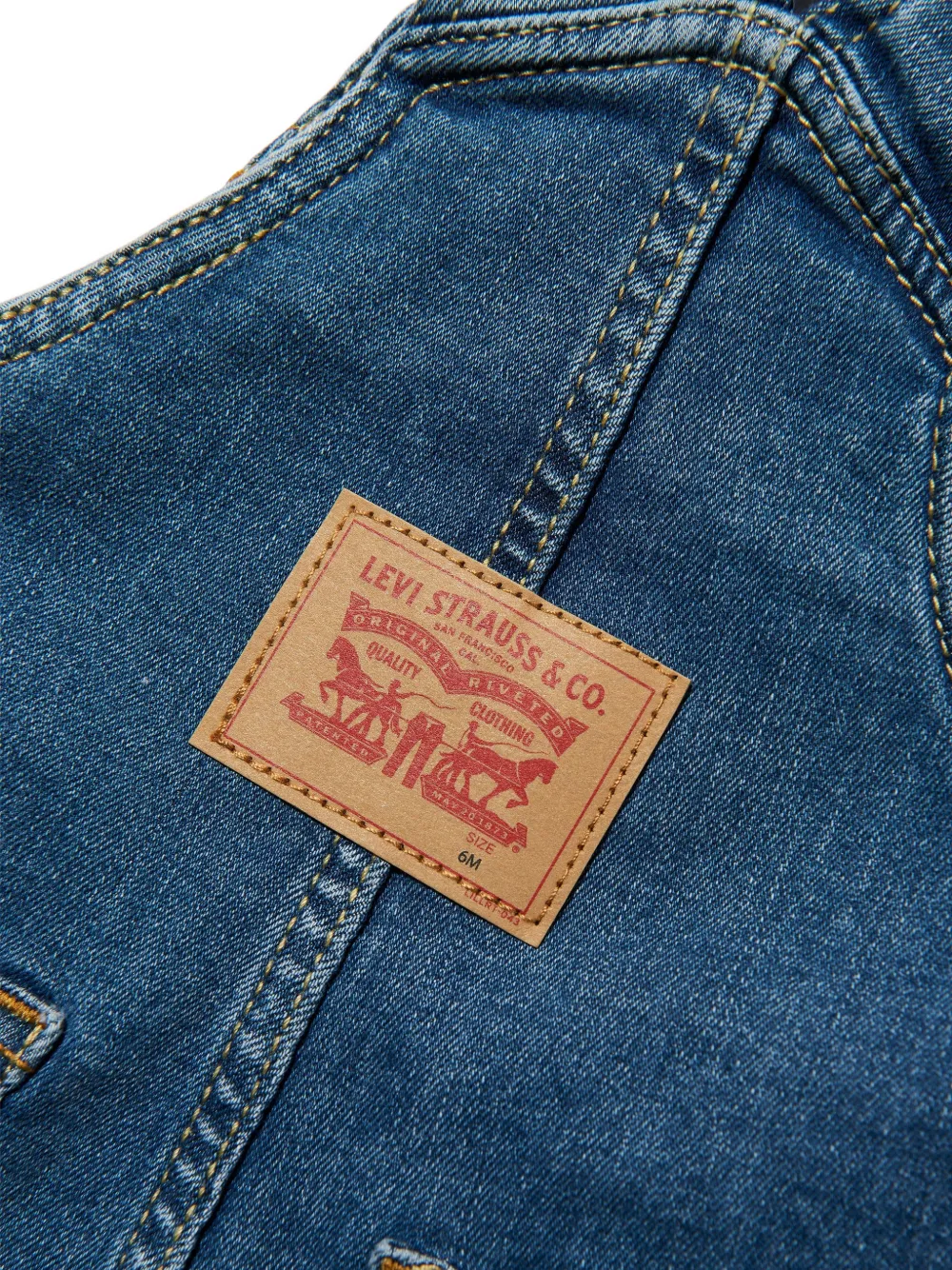  Levi's Kids Denim Dungarees - Blue 