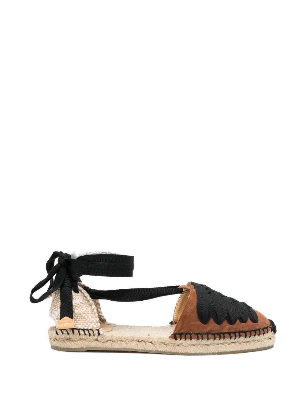 Castañer Kiva braided lace-up espadrilles Bruin