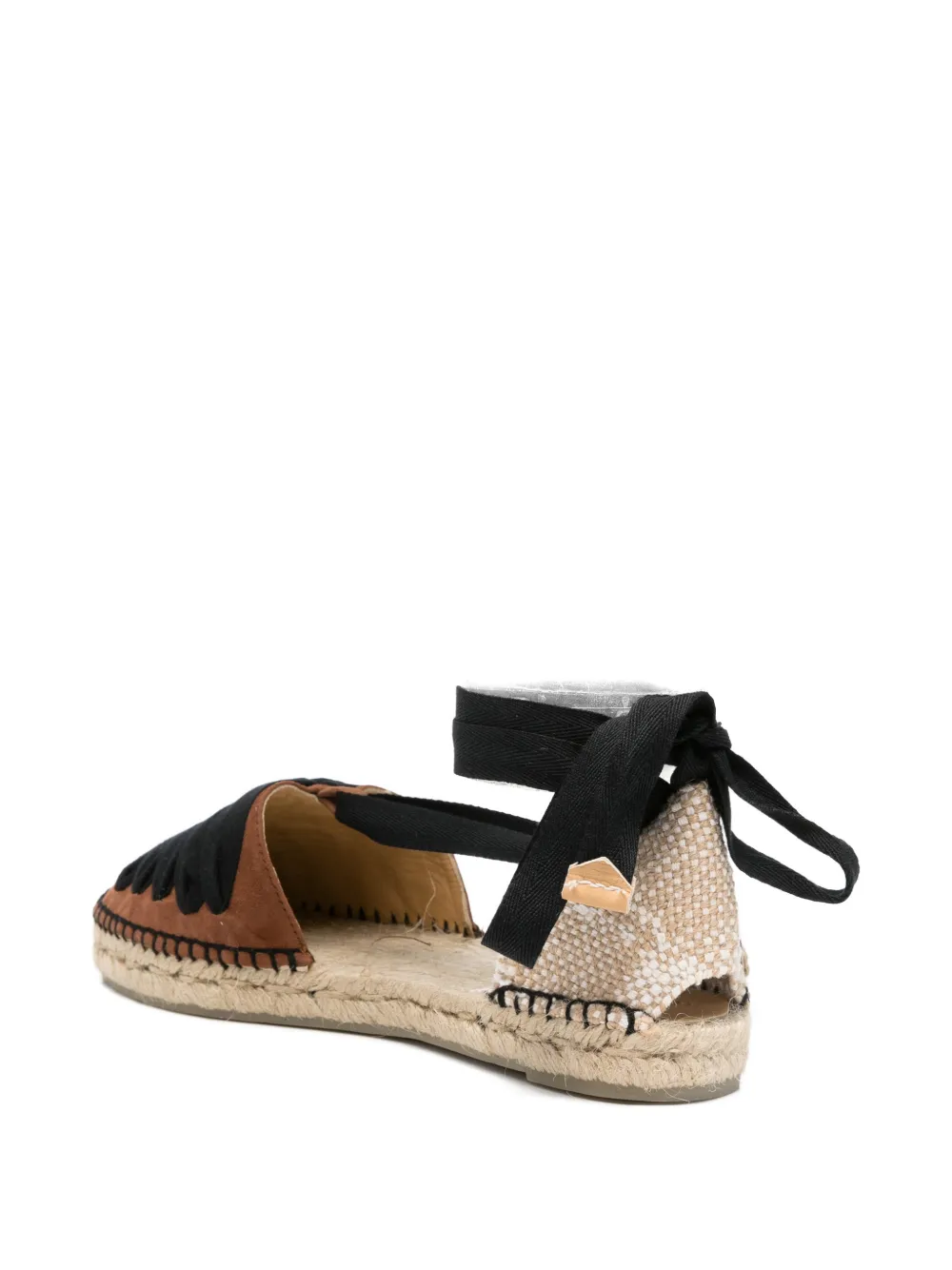 Castañer Kiva braided lace-up espadrilles Bruin