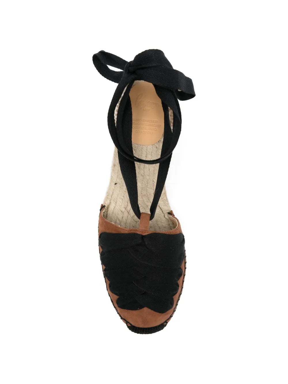 Castañer Kiva braided lace-up espadrilles Bruin
