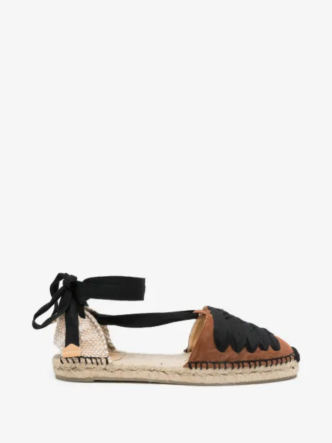 Castañer Kiva braided lace-up espadrilles