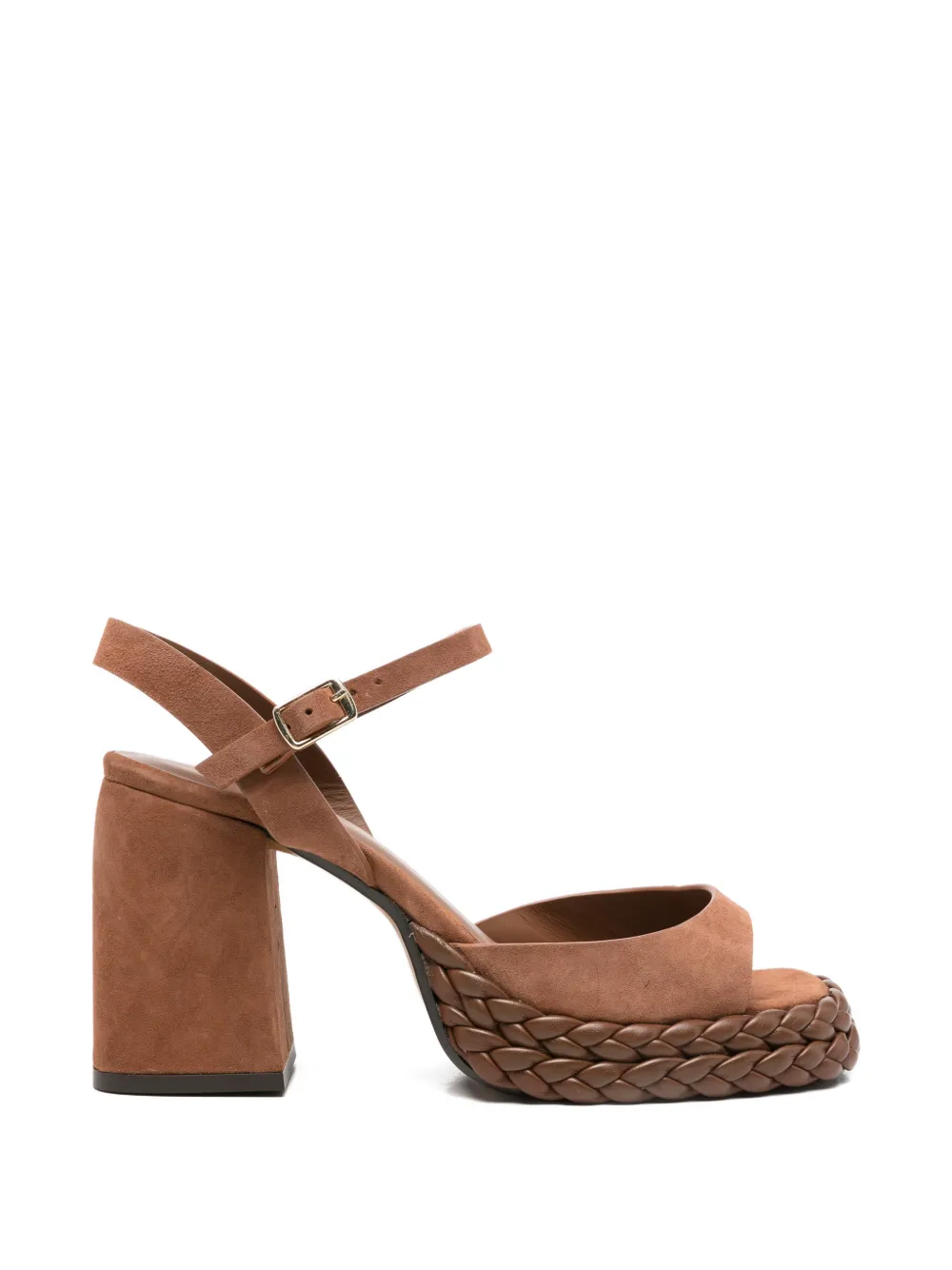 Castañer Vaia braided platform sandals Bruin
