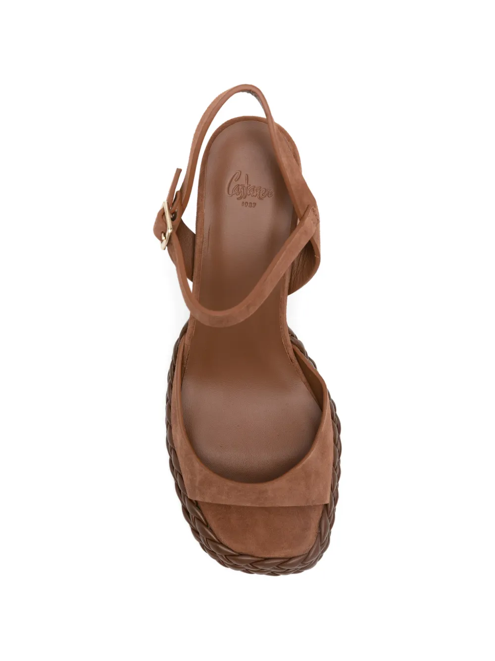 Castañer Vaia braided platform sandals Bruin