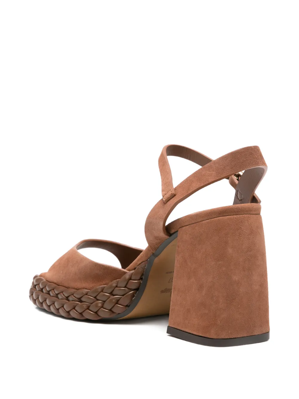 Castañer Vaia braided platform sandals Bruin