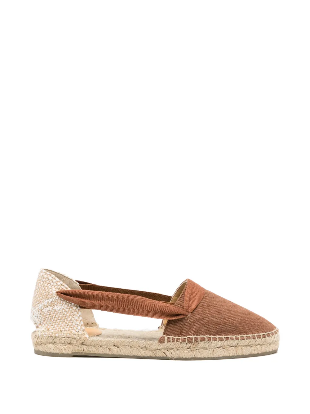 Castañer Kaia tie strap espadrilles Bruin