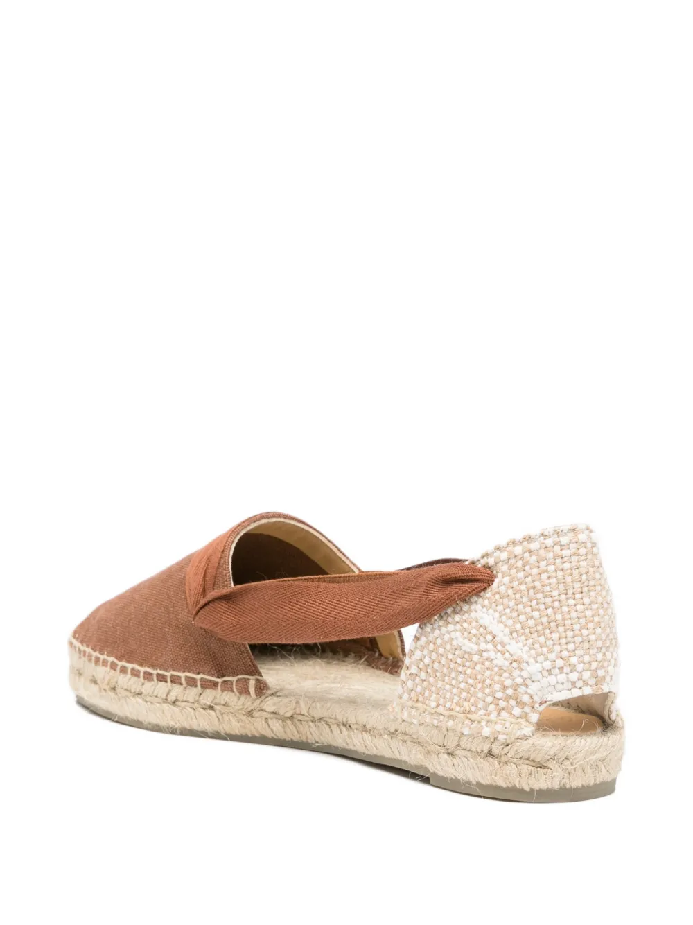 Castañer Kaia tie strap espadrilles Bruin