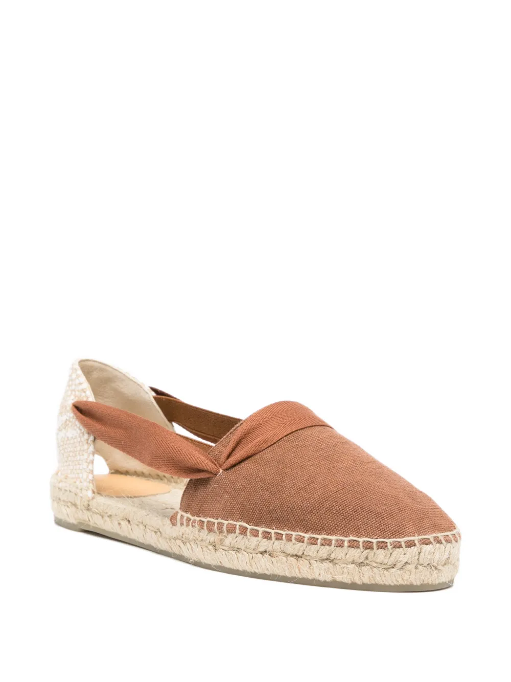 Castañer Kaia tie strap espadrilles Bruin