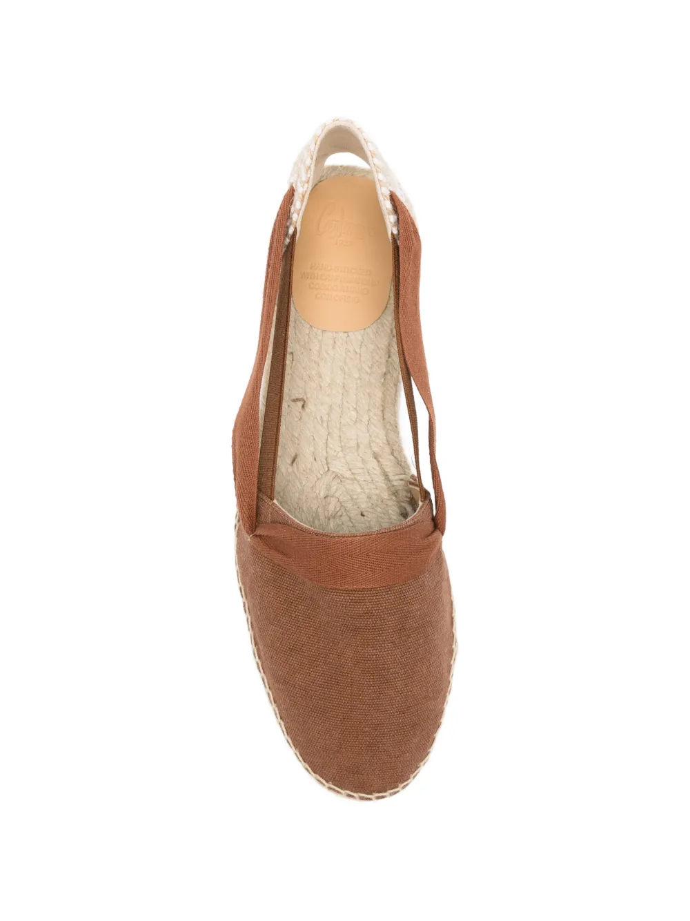 Castañer Kaia tie strap espadrilles Bruin