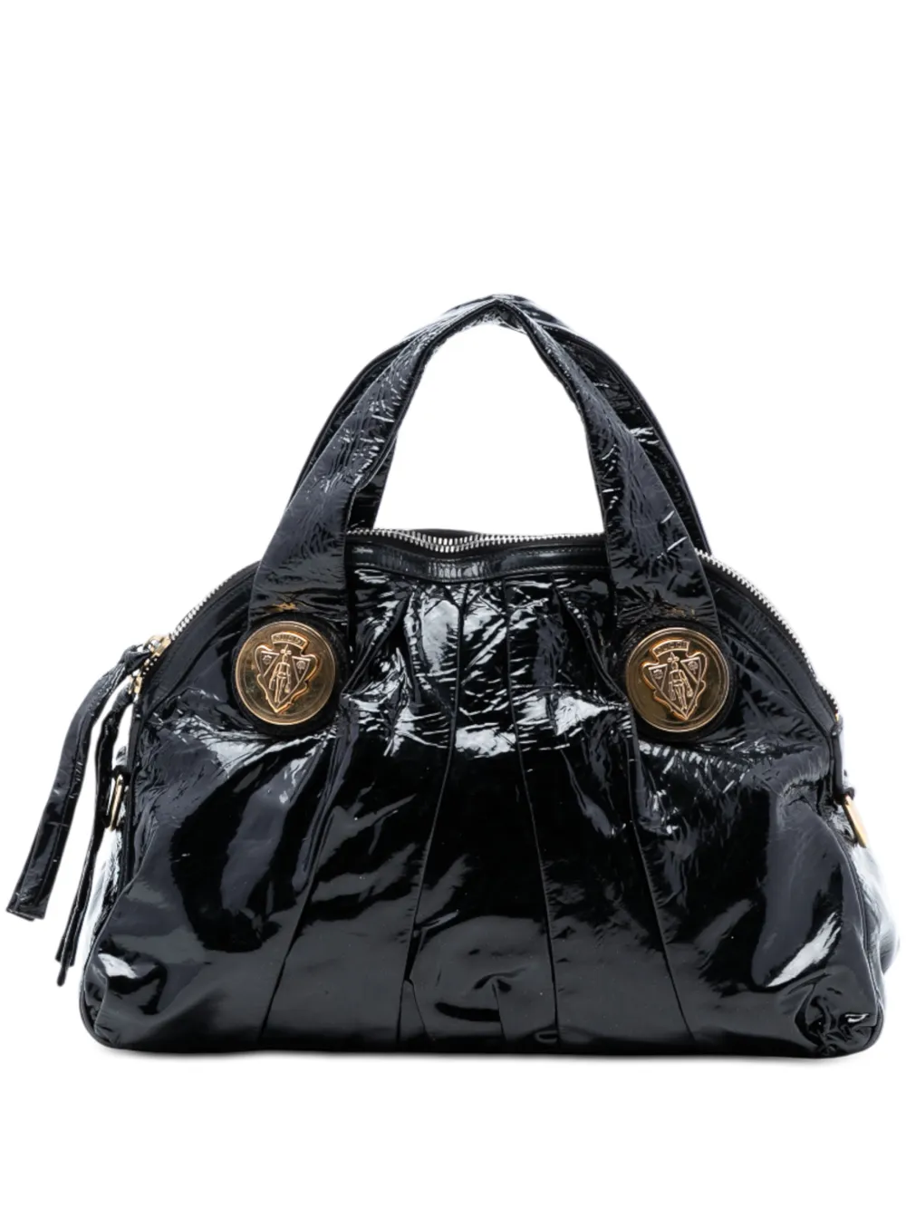 Gucci Pre-Owned Borsa a tracolla Hysteria lucida grande 2016-2026 - Nero