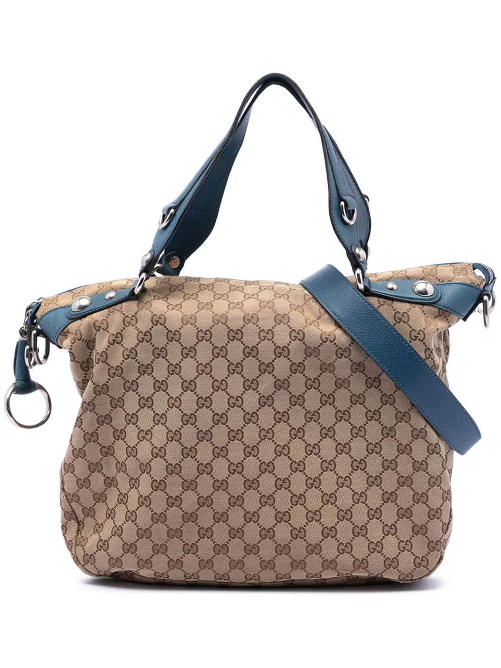 Gucci Pre-Owned Borsa Icon Bit grande in tela GG 2016-2026 - Marrone