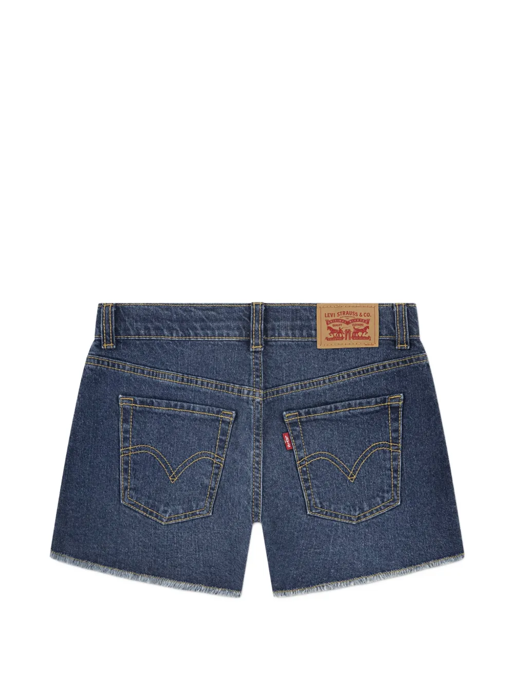  Levi's Kids Fringed Shorts - Blue 