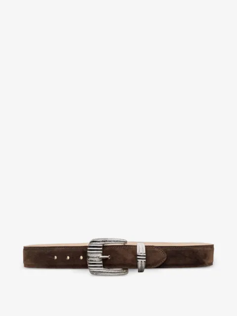 L'Agence Aya suede belt