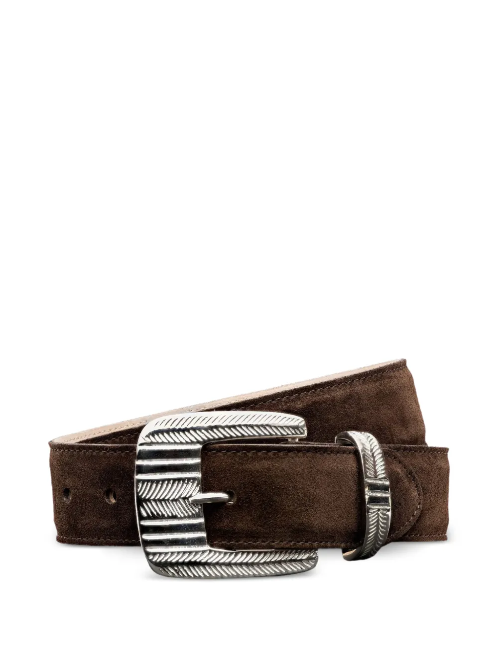  L'agence Aya Suede Belt - Brown 