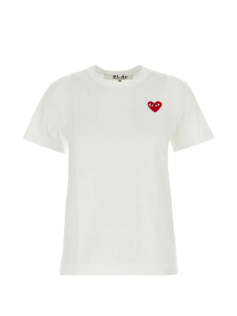 Comme Des Garçons Play heart-motif T-shirt - Bianco