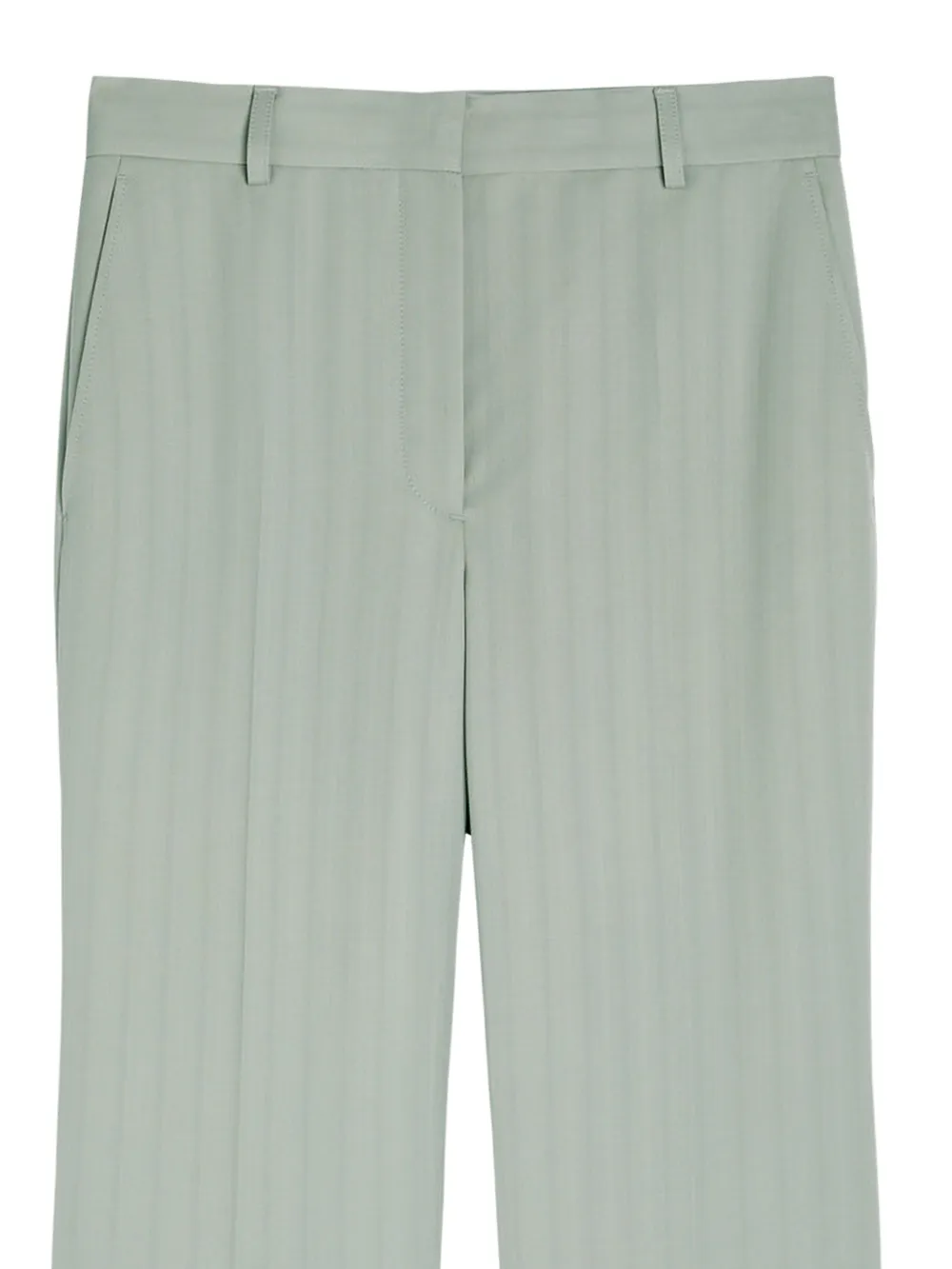  Stella Mccartney Striped-pattern Trousers - Green 