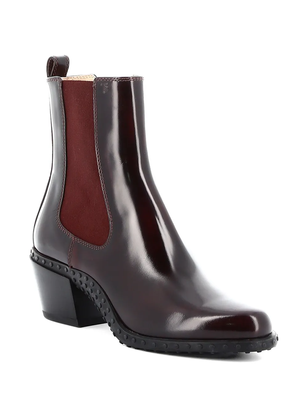 Tod's pull-tab boots Paars