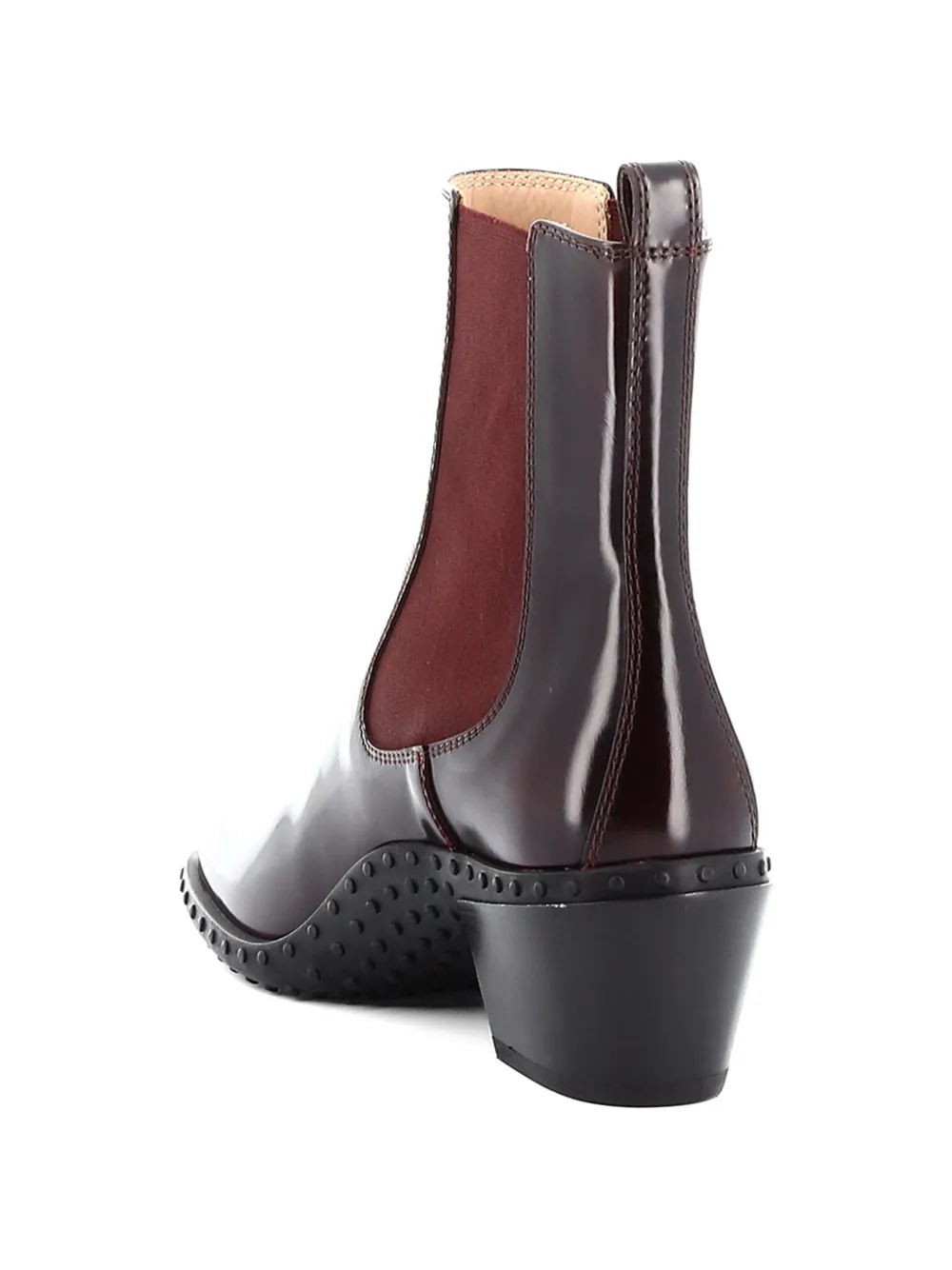 Tod's pull-tab boots Paars