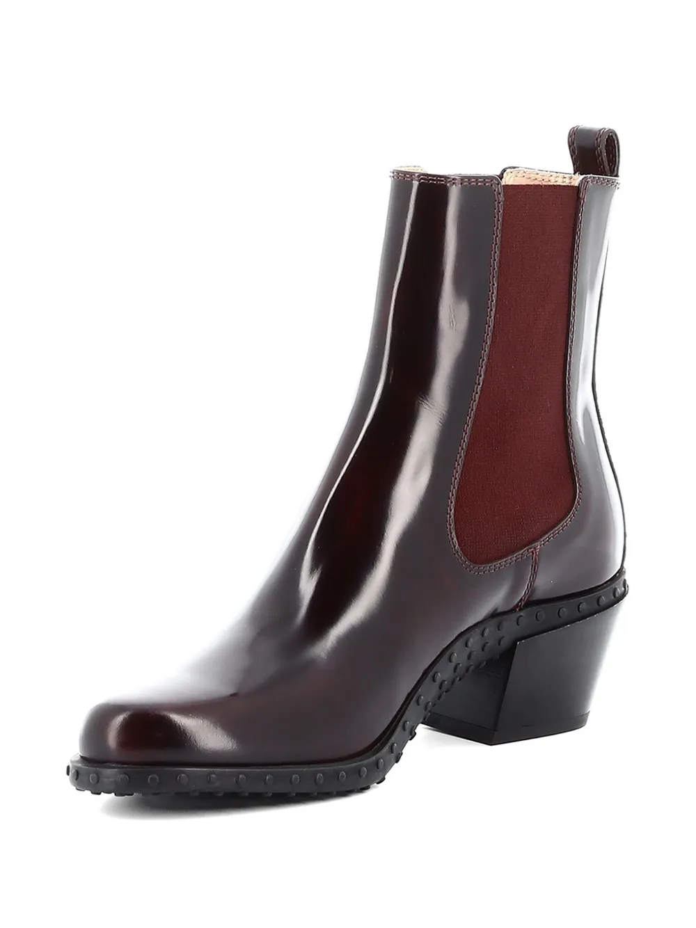 Tod's pull-tab boots Paars