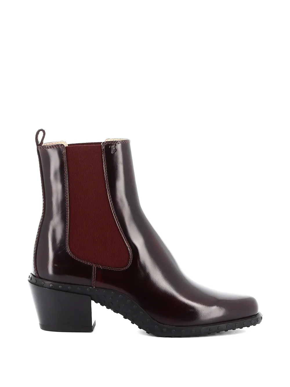 Tod's pull-tab boots Paars