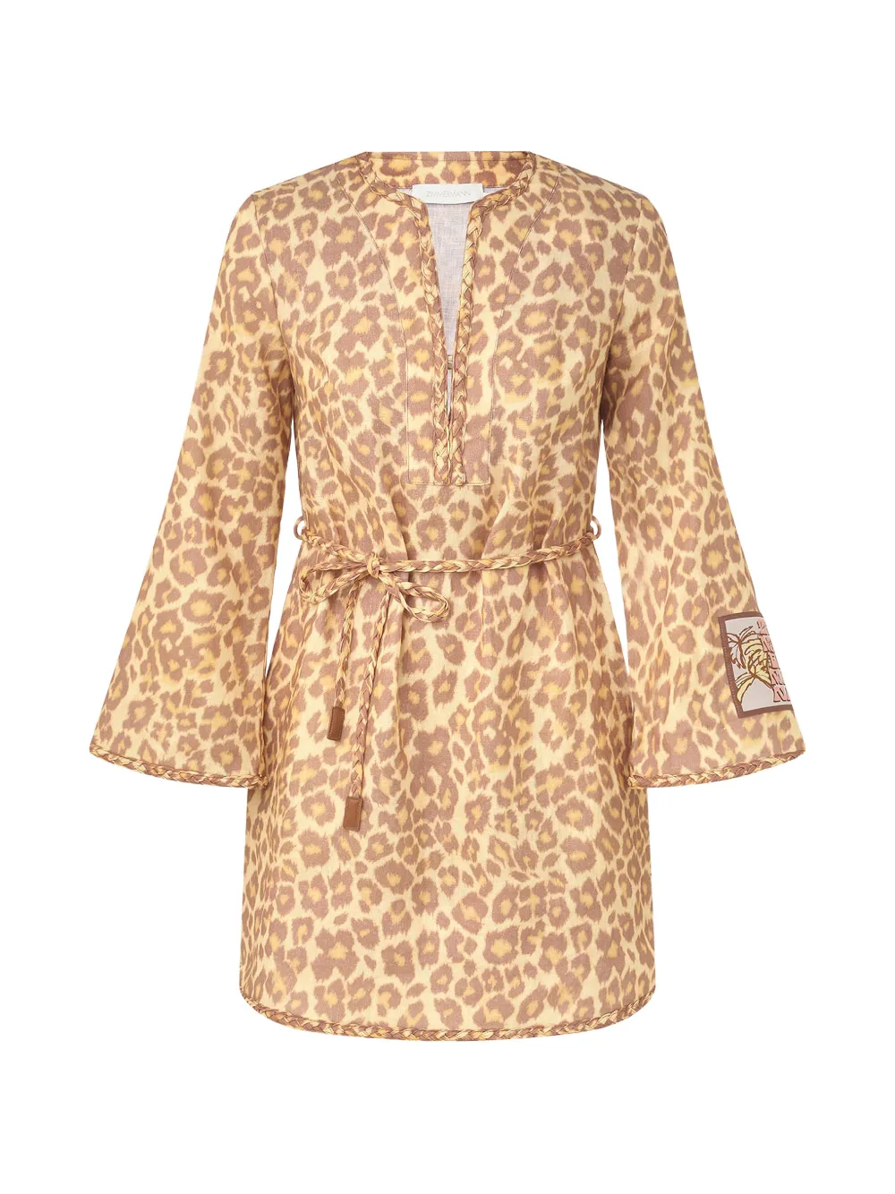 ZIMMERMANN braid trim tunic - Toni neutri