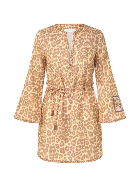 ZIMMERMANN túnica con ribete trenzado