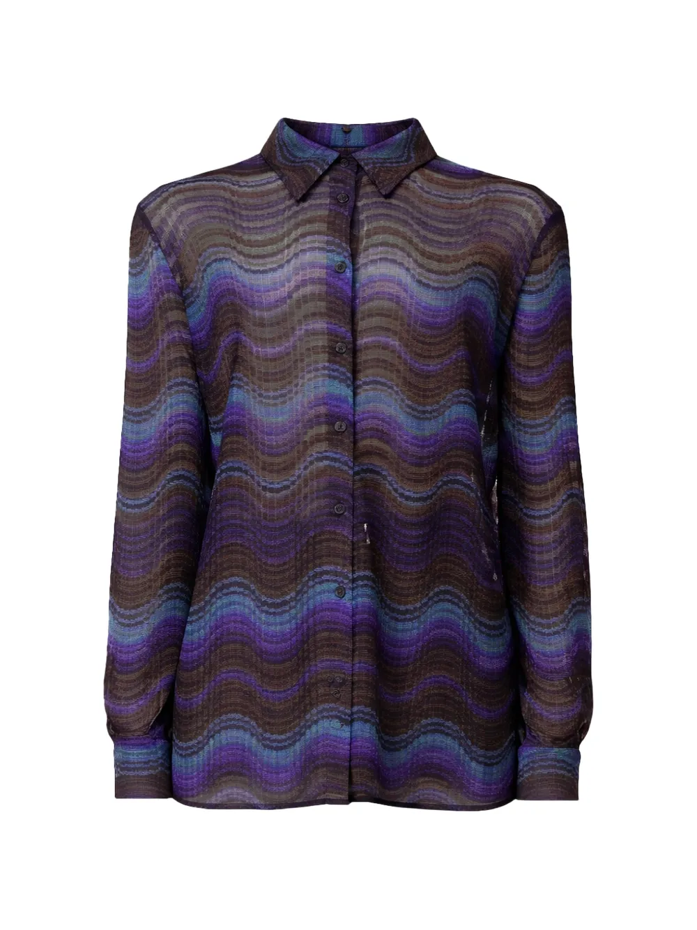 Missoni long-sleeve shirt - Purple