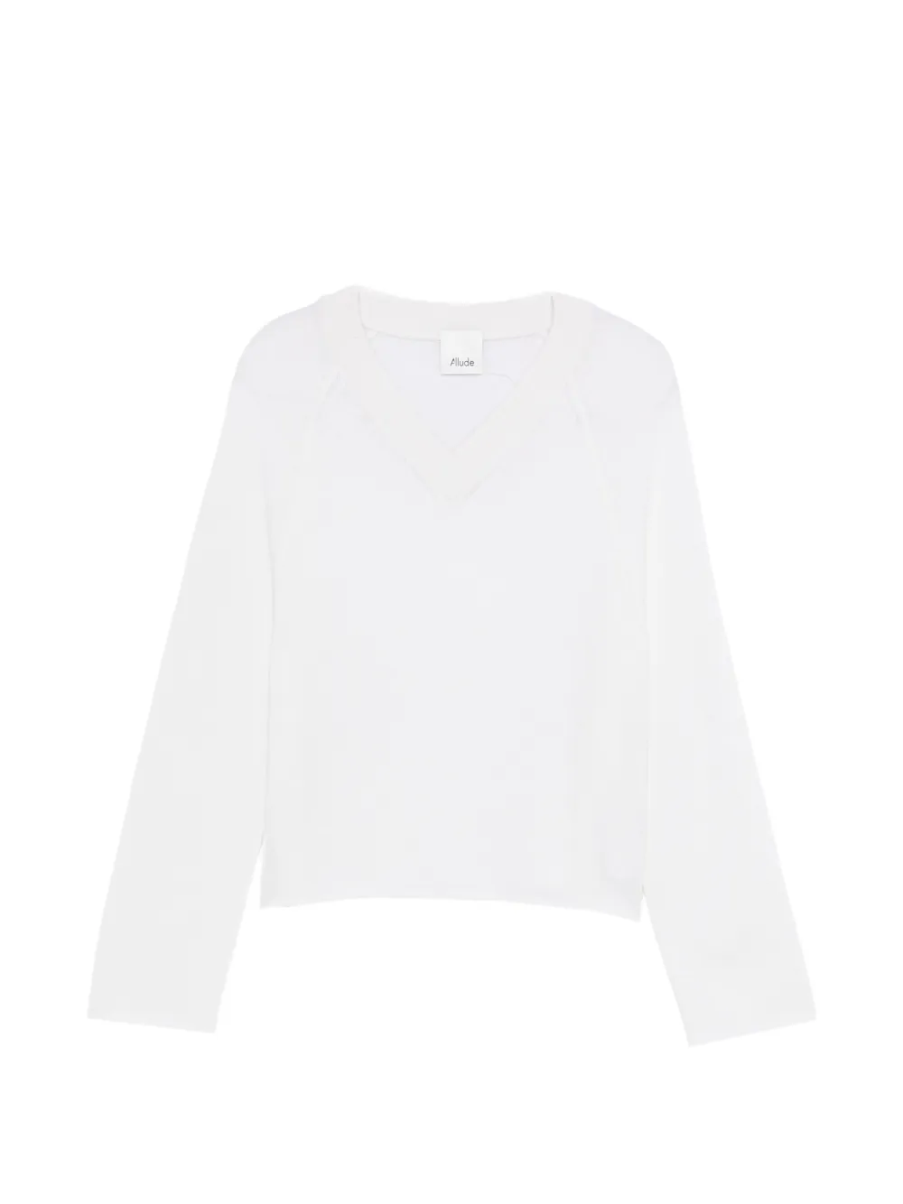 Allude V-neck sweater - Bianco