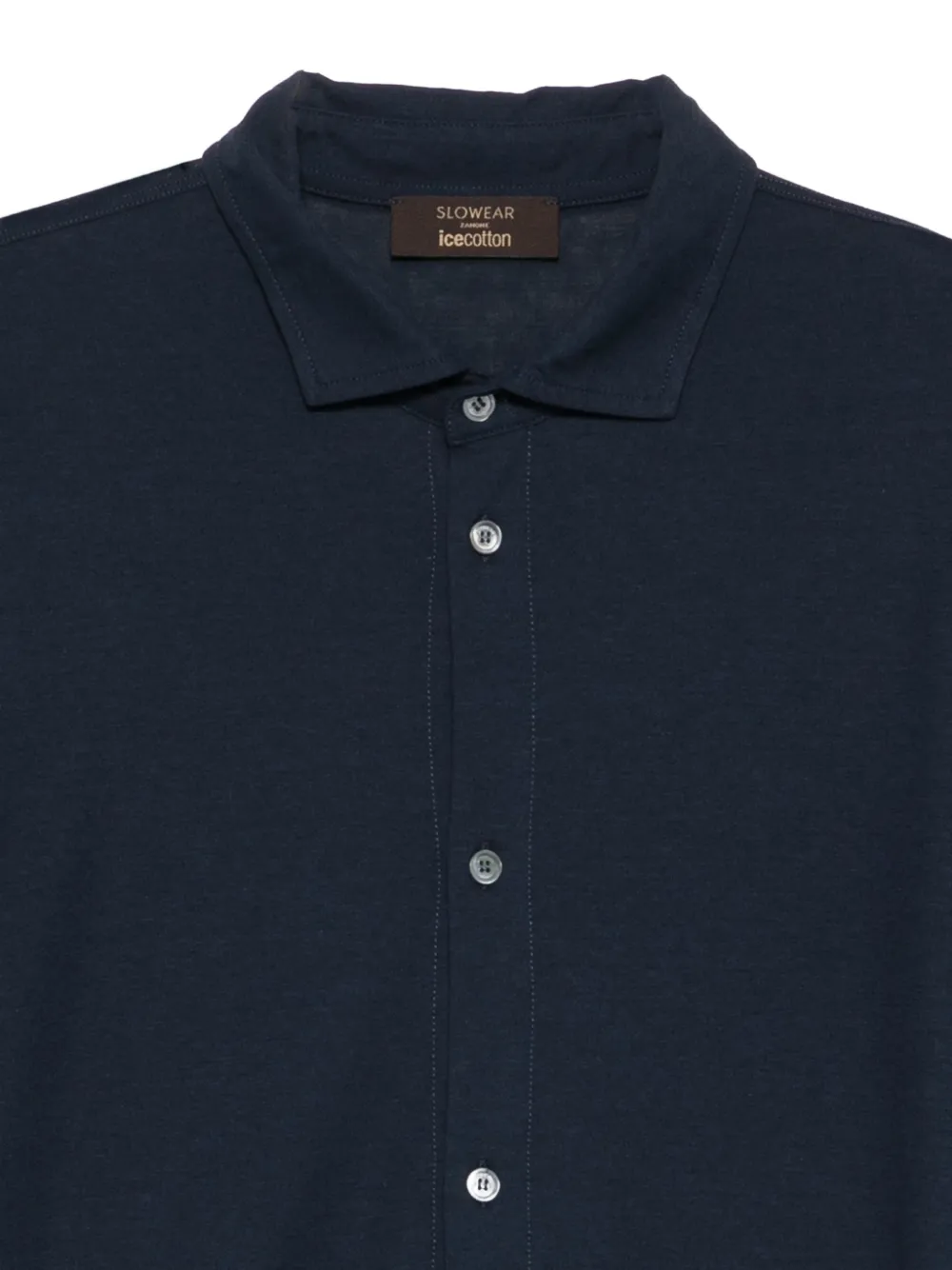  Zanone Long-sleeved Shirt - Blue 