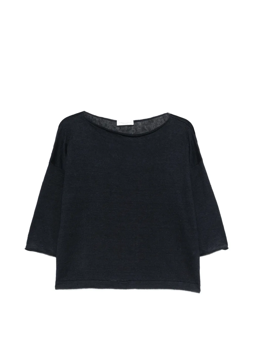 Roberto Collina boat neck jumper - Blau