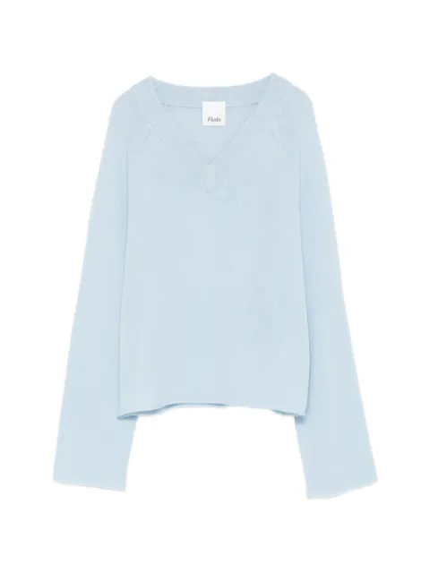 Allude V-neck sweater