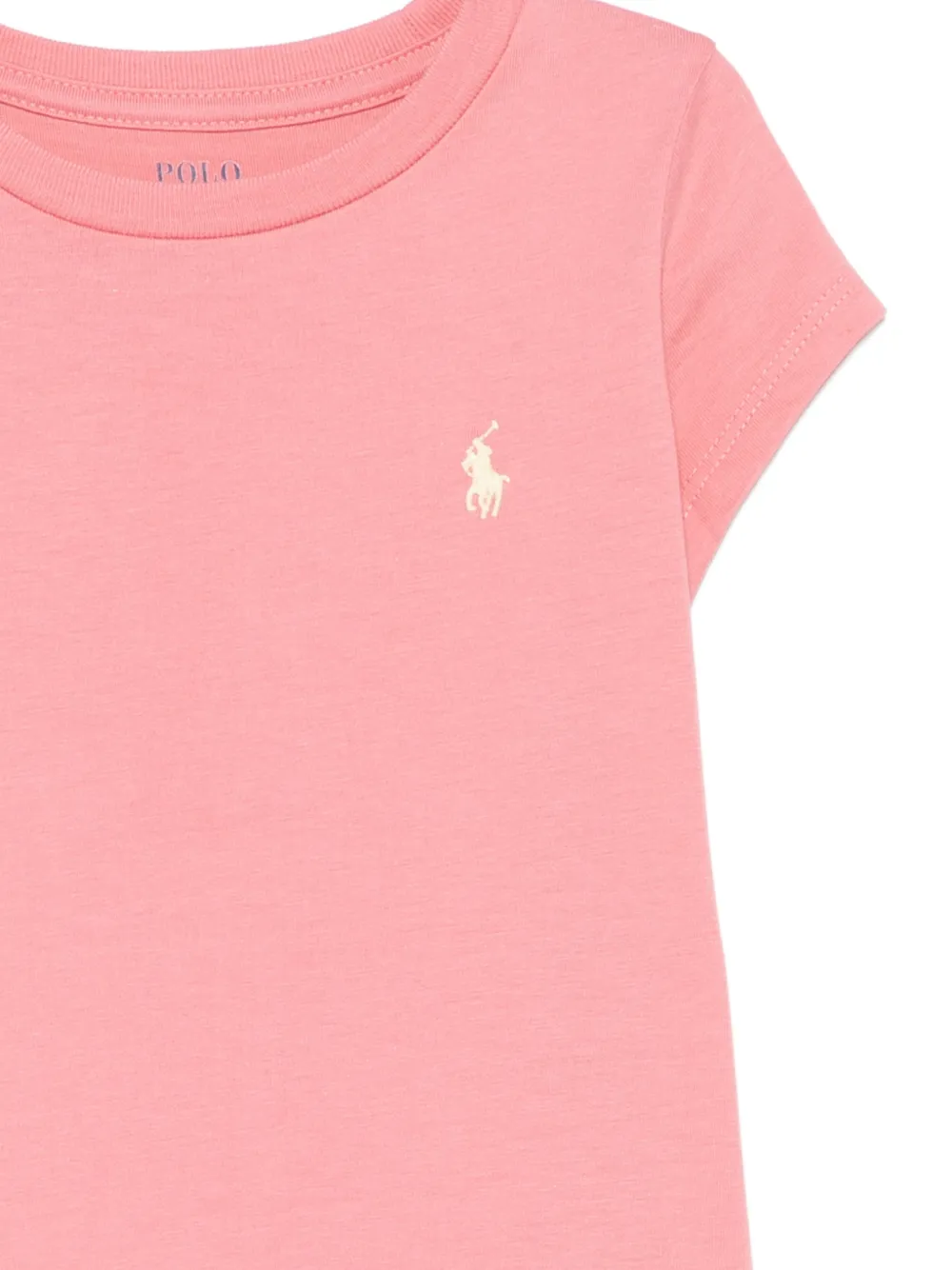 POLO RALPH LAUREN KIDS T-shirt met geborduurd logo Roze
