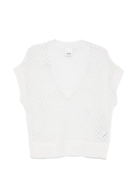 Allude Weste mit V-Ausschnitt