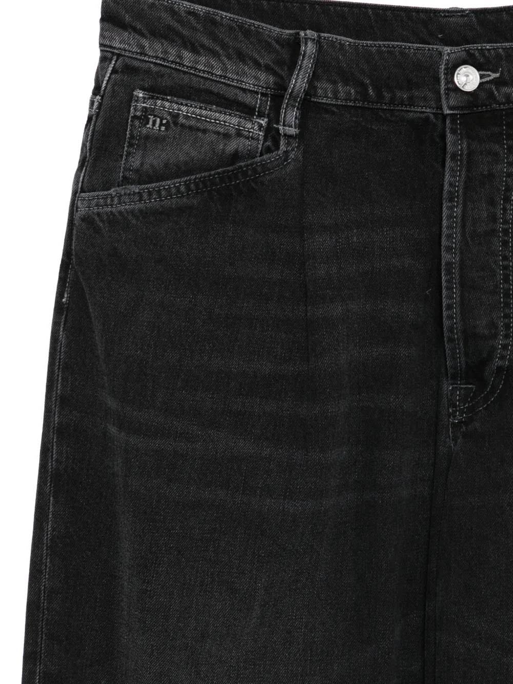  Nine In The Morning Tito Logo-patch Jeans - Black 