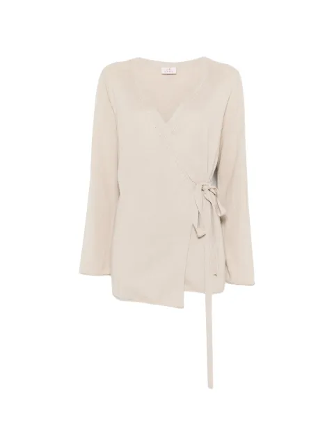 DEHA wrap V-neck top