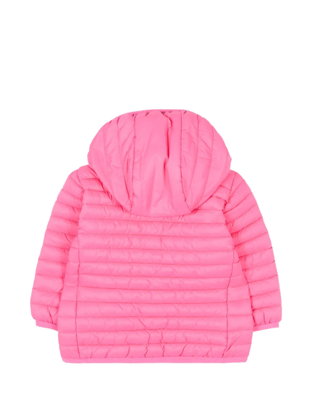  Save The Duck Kids Hooded Quilted Padded Jacket - Pink 