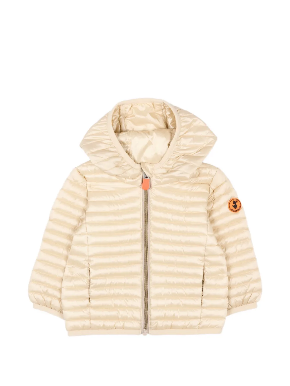 Save The Duck Kids hooded padded jacket - Toni neutri