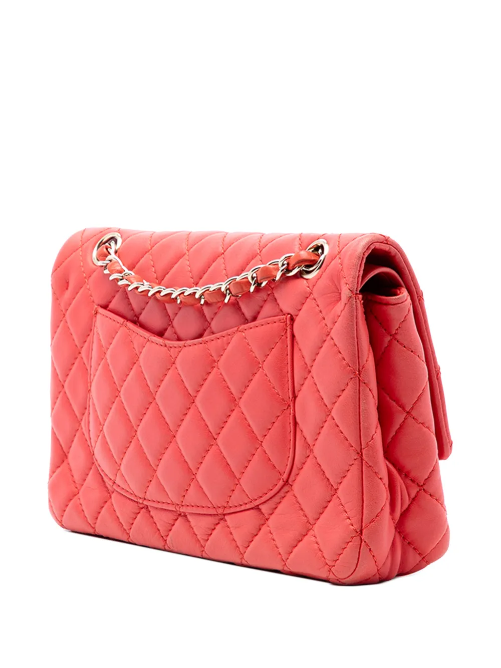 2008-2009 Medium Classic Lambskin Double Flap Shoulder Bag