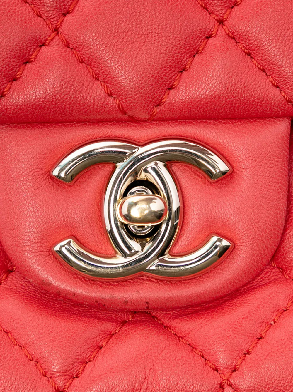 2008-2009 Medium Classic Lambskin Double Flap Shoulder Bag