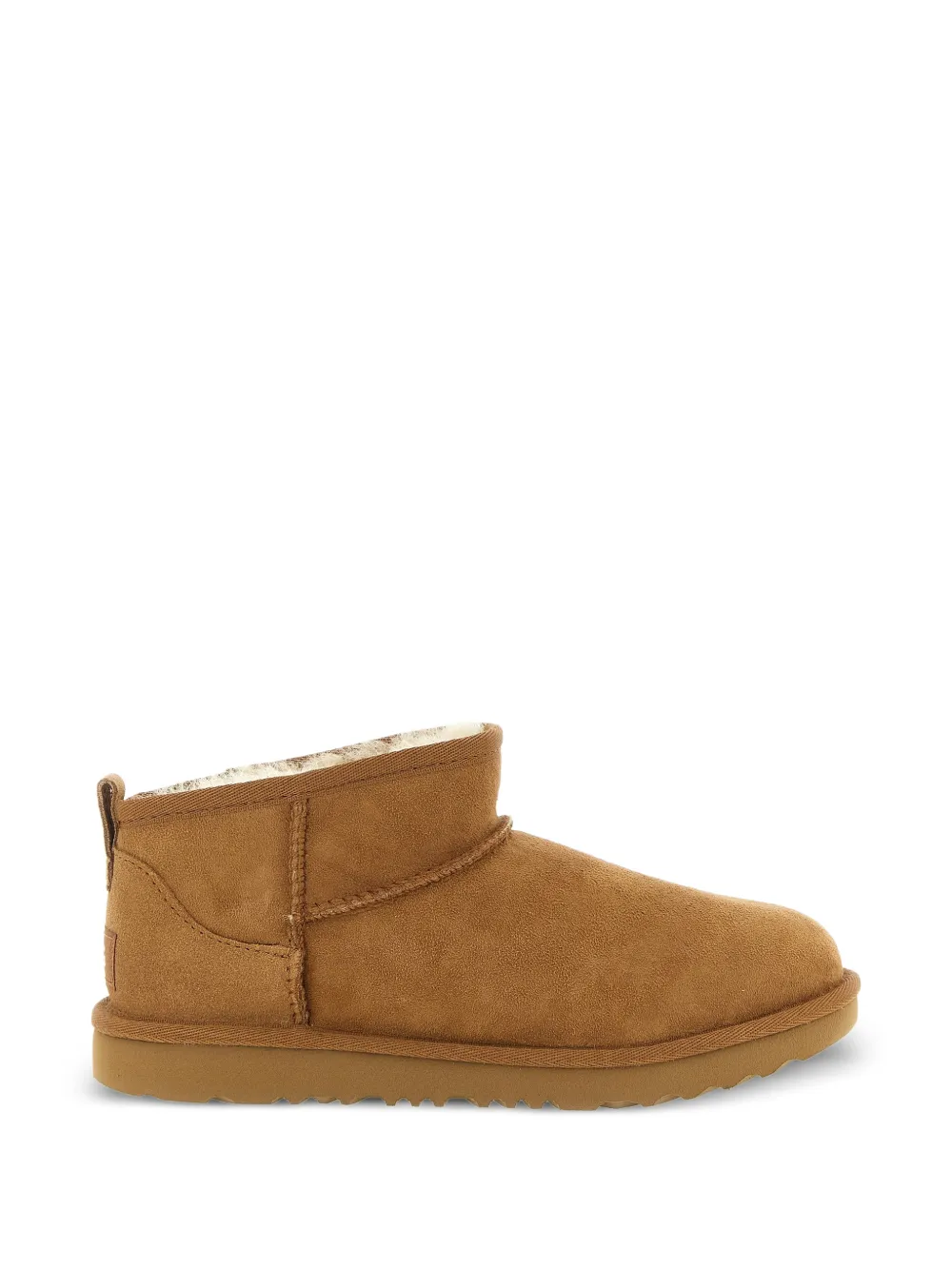 UGG stitching ankle boots Beige