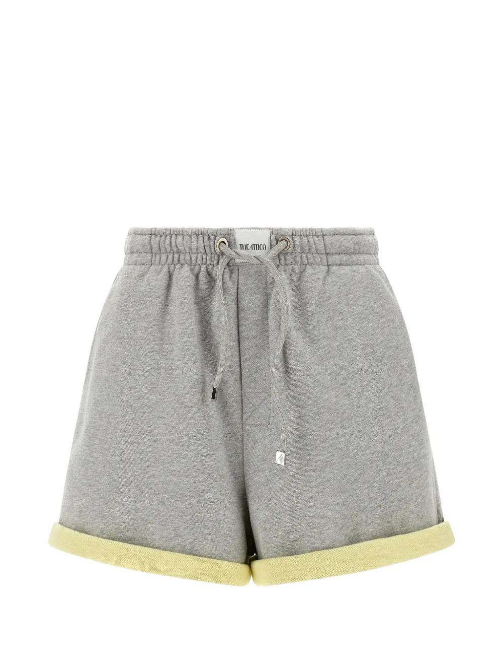 The Attico grey drawstring shorts - Grigio