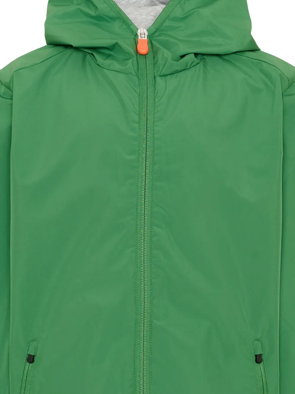 Save The Duck Kids Jack met capuchon en rits Groen
