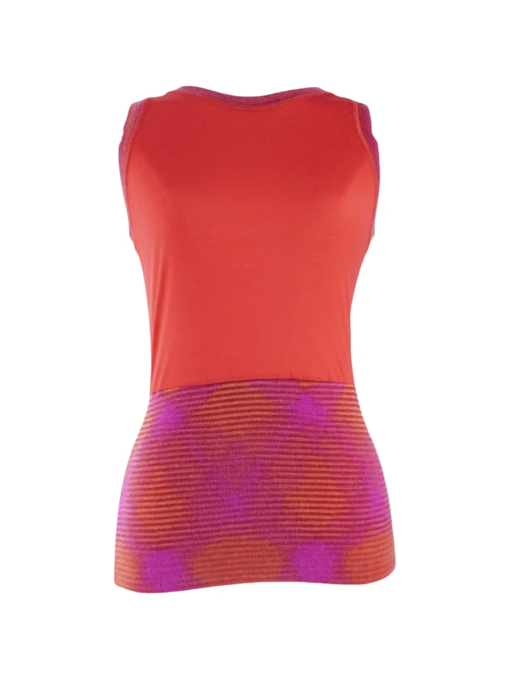 Missoni Pre-Owned ribbed-panelled tank top - Rosa
