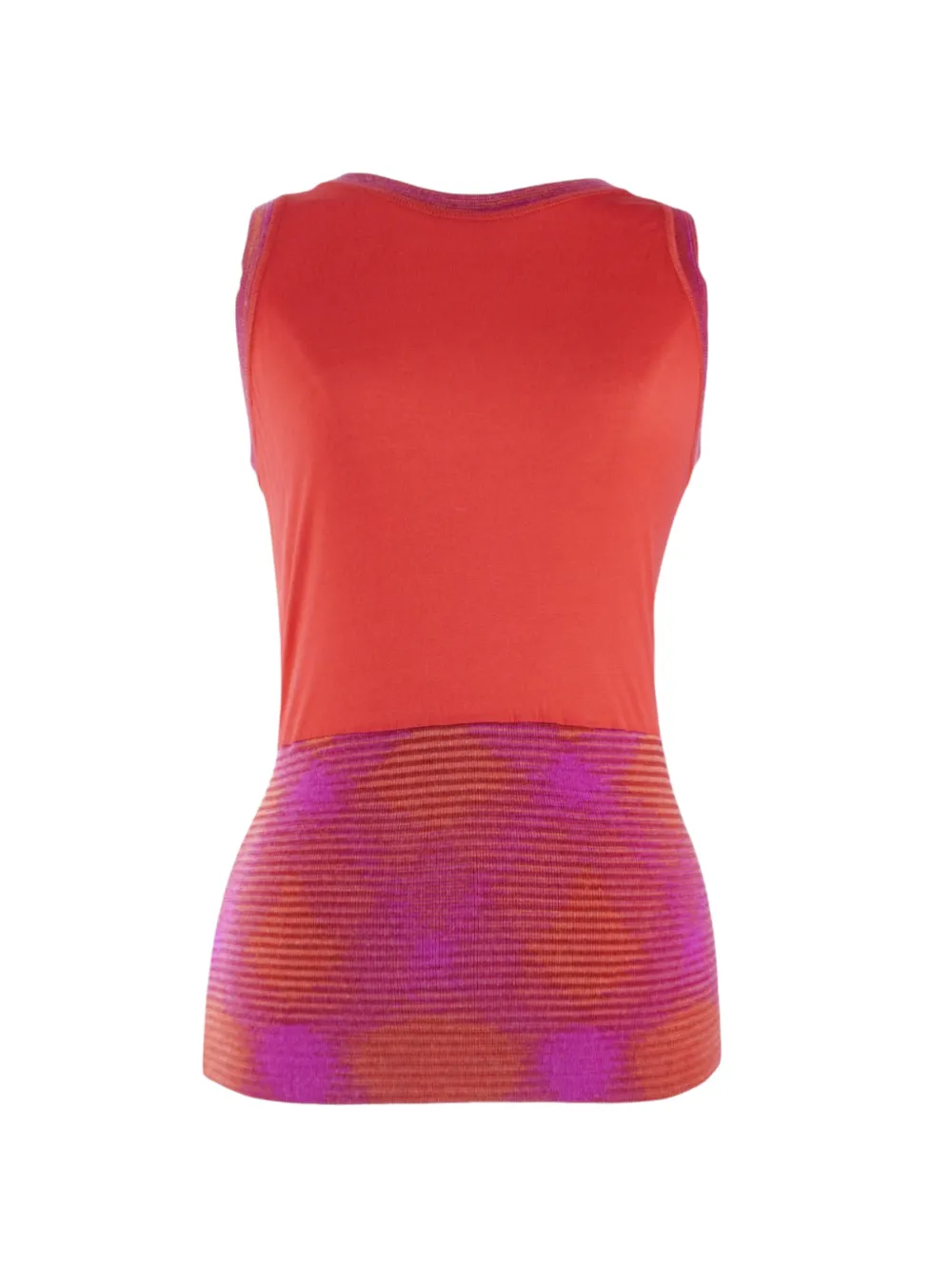 Missoni Pre-Owned ribbed-panelled tank top - Rosa