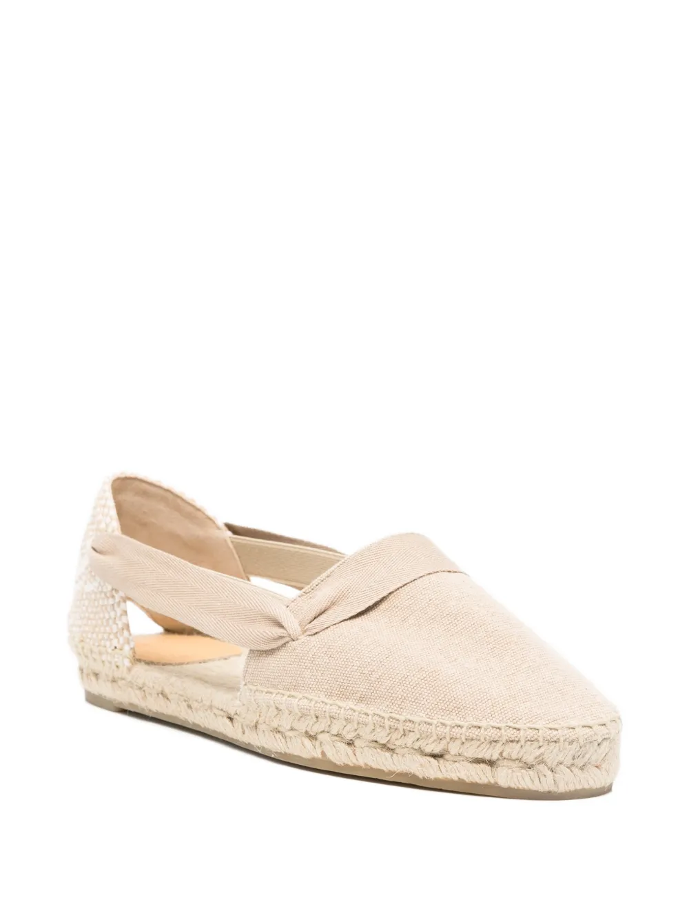 Castañer Kaia cut-out espadrilles Beige