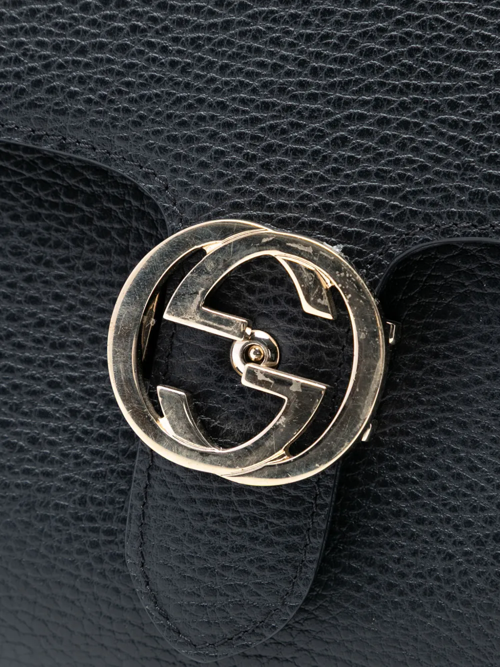 2016-2025 Medium Dollar Calf Interlocking G Satchel